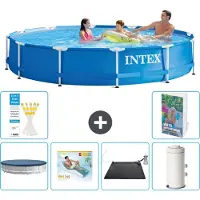 Intex Piscina autoportante rettangolare - 366x76 cm - composta da 5 elementi, modello S70