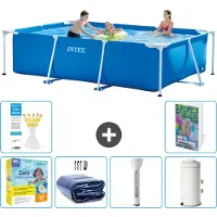 Intex Piscina fuori terra rettangolare - 300x200x75 cm - composta da 5 elementi, modello S10