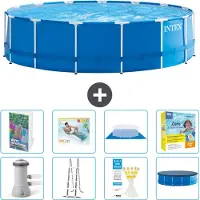 Intex Piscina fuori terra a struttura - 457x122 cm - 7 pezzi - Modello S639