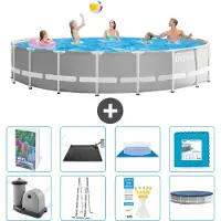 Intex Struttura per piscina a forma di prisma - 549x122 cm - composta da 7 elementi - modello S621