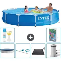 Intex Piscina autoportante rettangolare - 366x76 cm - composta da 5 parti - modello S67