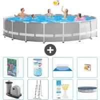 Intex Struttura per piscina a forma di prisma - 610x132 cm - composta da 7 elementi - modello S541