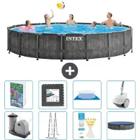 Intex Struttura per piscina a forma di prisma - 549x122 cm - composta da 7 elementi - modello S610