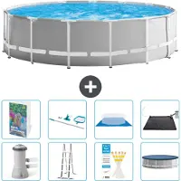 Intex Struttura per piscina a forma di prisma - 457x122 cm - composta da 7 elementi - modello S583