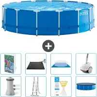 Intex Piscina fuori terra a struttura - 457x122 cm - 7 pezzi - Modello S600