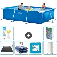 Intex Piscina fuori terra rettangolare - 300x200x75 cm - composta da 5 elementi, modello S166
