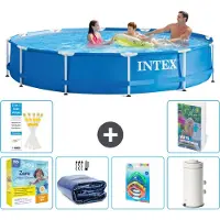 Intex Piscina fuori terra a struttura - 366x76 cm - composta da 5 elementi - modello S7