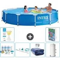 Intex Piscina autoportante rettangolare - 366x76 cm - composta da 5 parti - modello S93