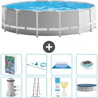 Intex Struttura per piscina a forma di prisma - 457x122 cm - composta da 7 elementi - modello S595