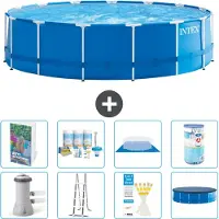 Intex Piscina fuori terra a struttura - 457x122 cm - 7 pezzi - Modello S556