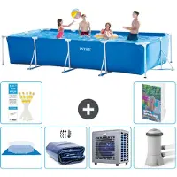 Intex Piscina fuori terra rettangolare - 450x220x84 cm - composta da 5 elementi - modello S124
