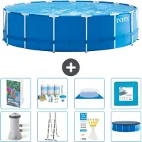 Intex Piscina fuori terra a struttura - 457x122 cm - 7 pezzi - Modello S536