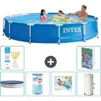 Intex Piscina autoportante rettangolare - 366x76 cm - composta da 5 parti - modello S113