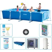 Intex Piscina fuori terra rettangolare - 450x220x84 cm - Struttura in 5 parti, modello S38