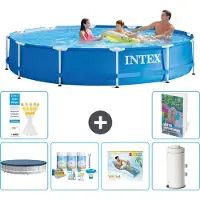 Intex Piscina fuori terra a struttura - 366x76 cm - composta da 5 elementi - modello S161