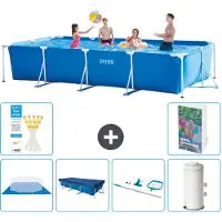 Intex Piscina fuori terra rettangolare - 450x220x84 cm - composta da 5 parti - modello S119