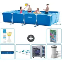Intex Piscina fuori terra rettangolare - 450x220x84 cm - composta da 5 elementi - modello S109