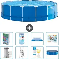 Intex Piscina autoportante rettangolare - 457x122 cm - 7 pezzi - Modello S635