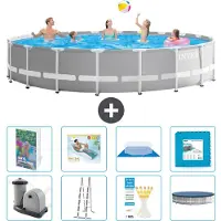 Intex Struttura per piscina a forma di prisma - 610x132 cm - composta da 7 elementi - modello S651