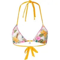 Banana Moon Top per bikini verde scuro / arancione / rosa chiaro / bianco