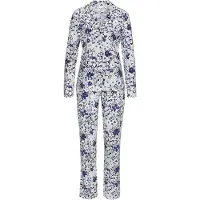 s.Oliver Pigiama blu pastello / bianco