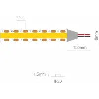 Beneito Faure Striscia LED 10m Fine 24V 15W/m 4000K IP20 - Soluzione professionale per illuminazione lineare ad alta resa luminosa