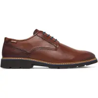 Pikolinos per uomo. M7D-4289 Scarpe in pelle marrone Alarcon (43), Basso, Stringhe, Casual