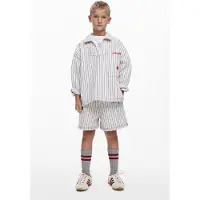 Desigual , pantaloncini a righe, Bambini, Cotone, Bianco, 13/14