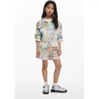 Desigual , short di jeans tie-dye, Bambini, Cotone, 3/4