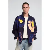 Desigual , Camicia a maniche lunghe floreale, Uomo, Nero, S