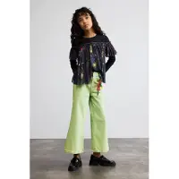 Desigual , pantaloni jeans charm, Bambini, Cotone, Verde, 5/6