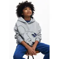 Desigual , felpa in denim Mickey Mouse, Bambini, Cotone, Bianco, 9/10