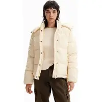 Desigual , Giacca imbottita testurizzata, Bianco, M