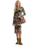 Desigual , Abito midi Tapestry M. Christian Lacroix, Marrone, L
