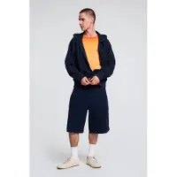 Desigual , Bermuda a maglia liscia, Uomo, Cotone, Blu, XL