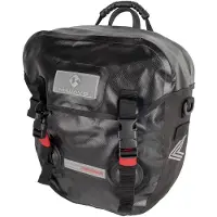 M-Wave Calgary Gepäckträgertasche Borsa portapacchi (2 x 12,5 l, grigio)