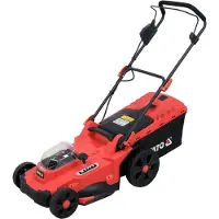 YATO Tagliaerba a batteria, 2 x 18 V, larghezza di taglio 43 cm, modello base