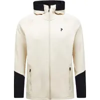 Peak Performance Rider Essentials Zip Hood Giacca in pile Uomo (XXL, beige/bianco)