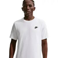 Nike Sportswear Club T-Shirt T-shirt Uomo (L, bianco)