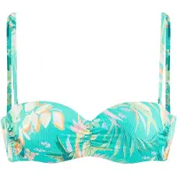 Venice beach Top per bikini turchese / verde pastello / arancione / bianco