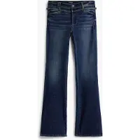Desigual , Jeans a zampa lavati, Donna, Blu, 36