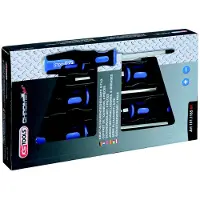 Ks Tools Set di cacciaviti a percussione, 6 pezzi ERGOTORQUEmax , 151.1165