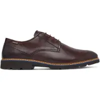 Pikolinos per uomo. M7D-4289 Scarpe in pelle Alarcon marrone scuro (46), Basso, Stringhe, Casual