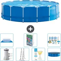 Intex Piscina autoportante rettangolare - 457x122 cm - composta da 6 elementi - modello S599