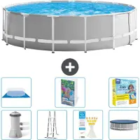 Intex Struttura per piscina a forma di prisma - 457x122 cm - composta da 6 elementi - modello S546