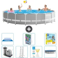 Intex Struttura per piscina a forma di prisma - 549x122 cm - composta da 6 elementi - modello S546