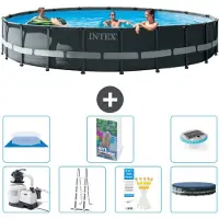 Intex Ultra XTR Pool Rund - 610x122 cm - Piscina rotonda, composta da 6 parti, modello S596