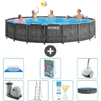 Intex Struttura per piscina a forma di prisma - 549x122 cm - composta da 6 elementi - modello S616