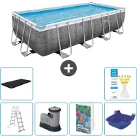 Bestway Power Steel, piscina rettangolare - 549x274x122 cm - 5 pezzi, modello S662