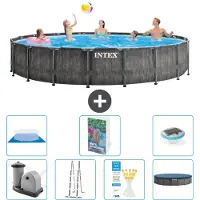 Intex Struttura per piscina a forma di prisma - 549x122 cm - composta da 6 elementi - modello S596